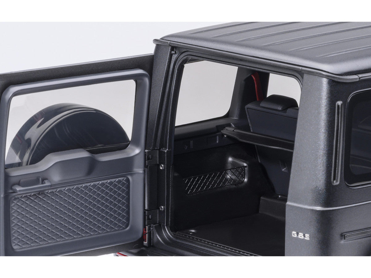 2019 Mercedes-Benz AMG G63 Matt Black 1/18 Model Car by Autoart-1