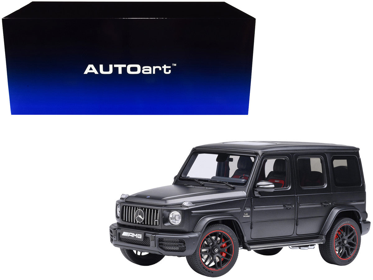 2019 Mercedes-Benz AMG G63 Matt Black 1/18 Model Car by Autoart Autoart