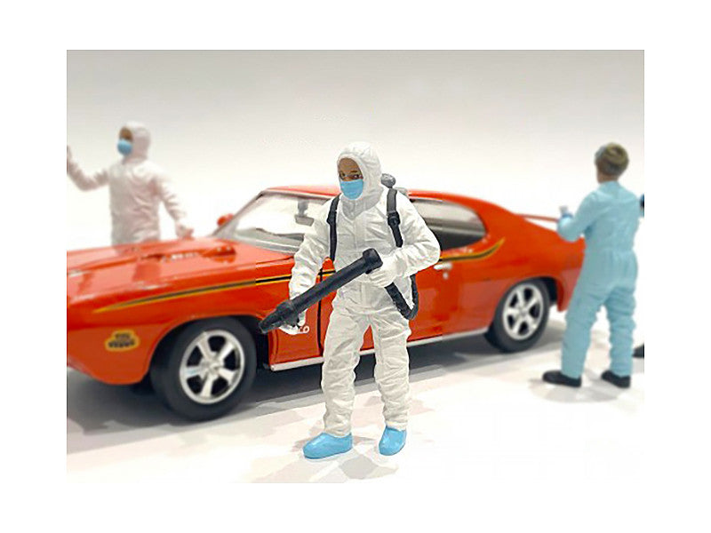 Hazmat Crew Figurine I for 1/24 Scale Models by American Diorama American Diorama
