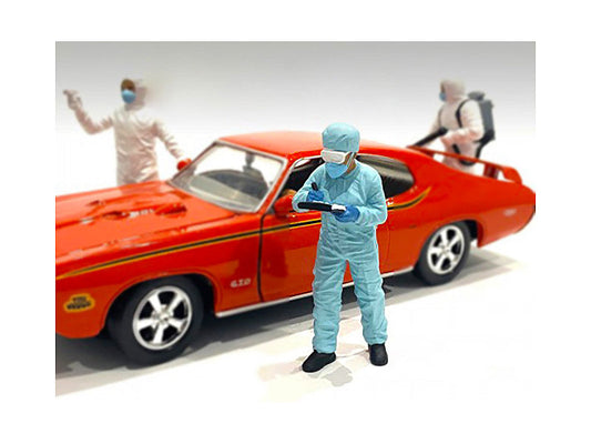 Hazmat Crew Figurine IV for 1/24 Scale Models by American Diorama American Diorama