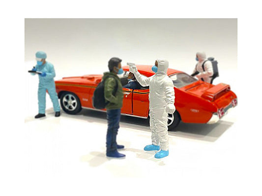 Hazmat Crew Figurine VI for 1/24 Scale Models by American Diorama American Diorama