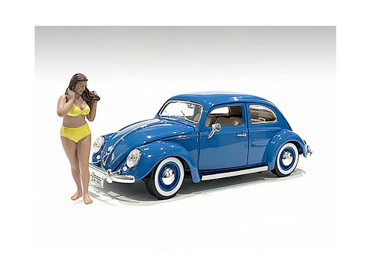 Beach Girl Amy Figurine for 1/24 Scale Models by American Diorama-0