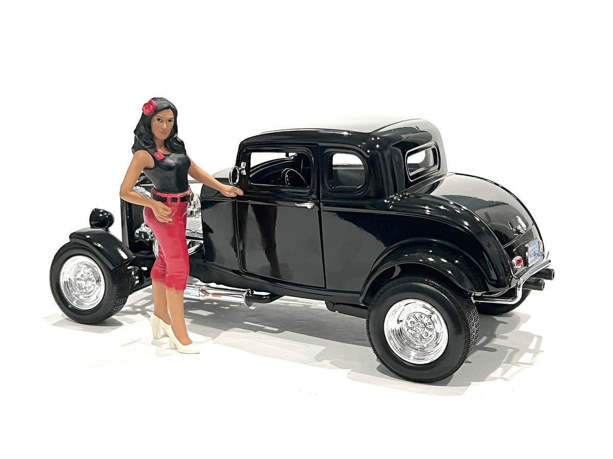 "Pin-Up Girls" Carroll Figure for 1/24 Scale Models by American Diorama-0