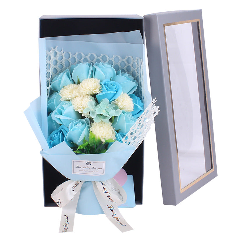 Valentine's Day Gift 19 Rose Soap Bouquet Gift Box CJD