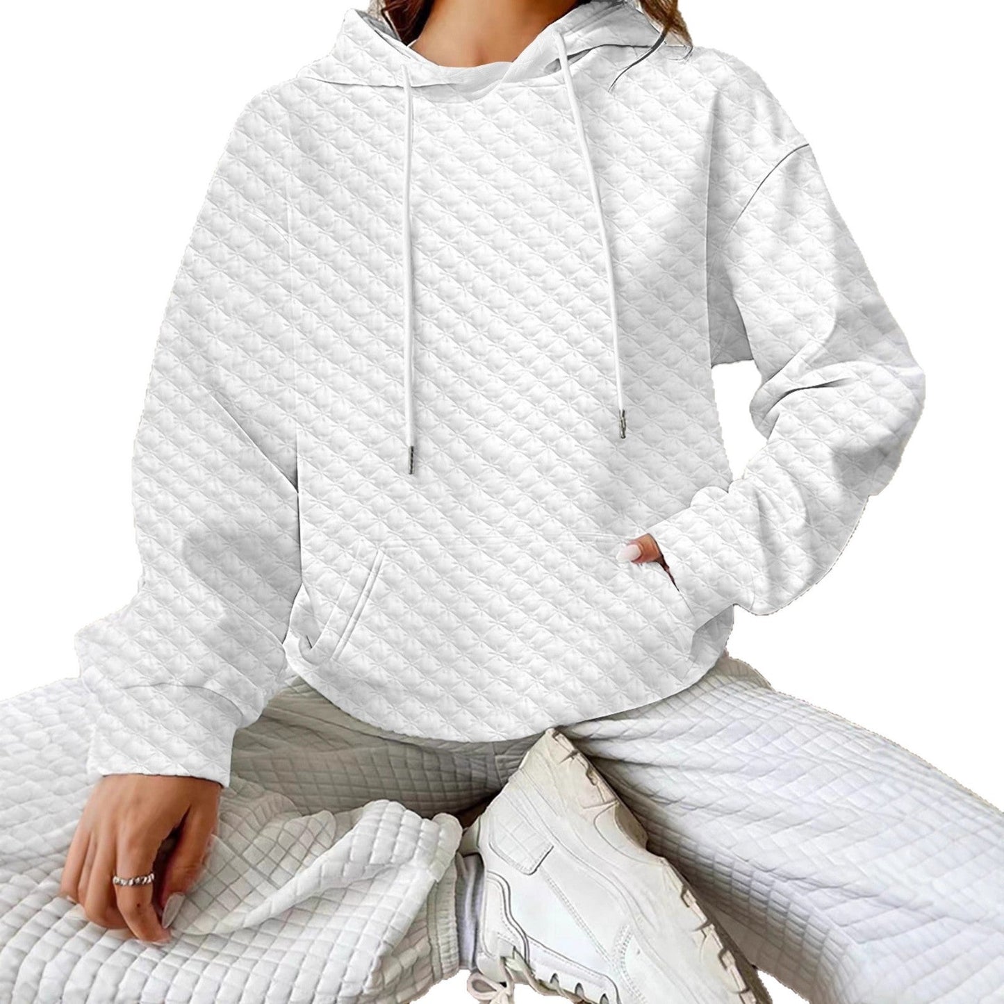 Women's Long Sleeve Sweatshirt Casual And Fashionable Pullover Hoodie LadyShow.Store