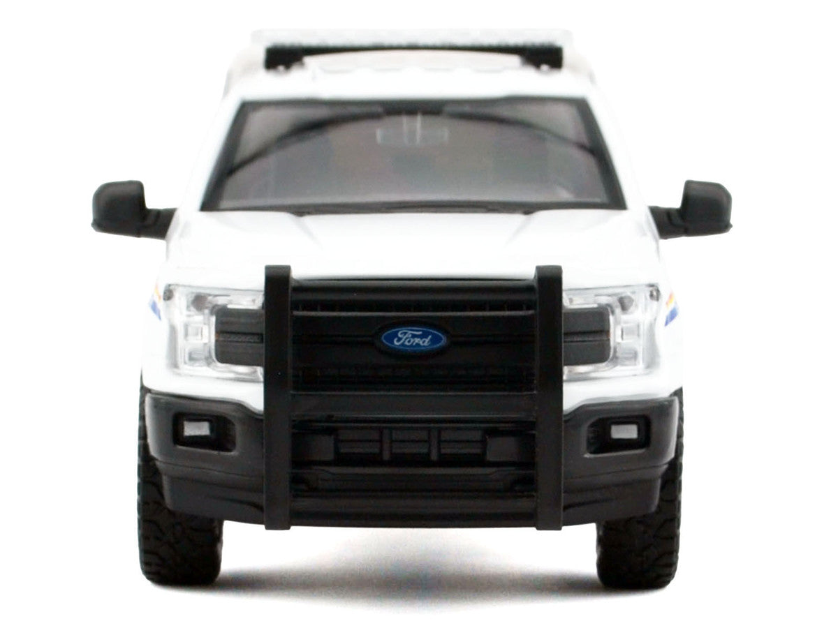 2019 Ford F-150 Lariat Crew Cab Pickup Truck with Camper Box "Royal Canadian Mounted Police" White "Law Enforcement and Public Service" Series 1/27 Diecast Model Car by Motormax Motormax