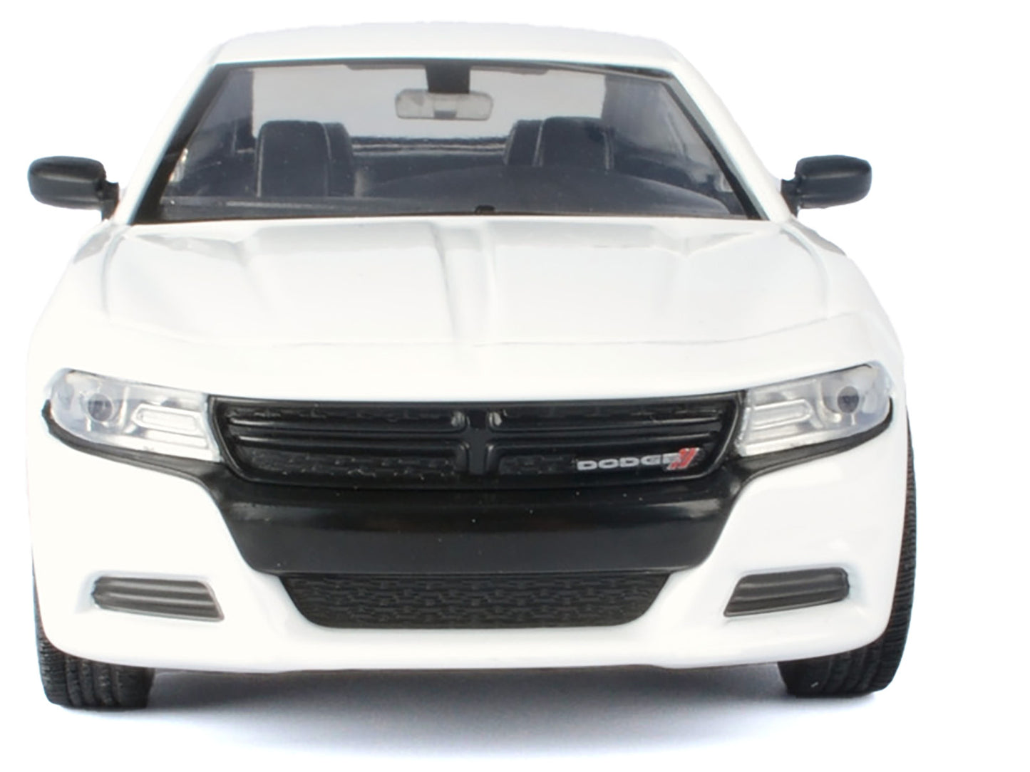 2023 Dodge Charger Pursuit Police Car White "Custom Builder's Kit - Law Enforcement and Public Service" Series 1/24 Diecast Model Car by Motormax