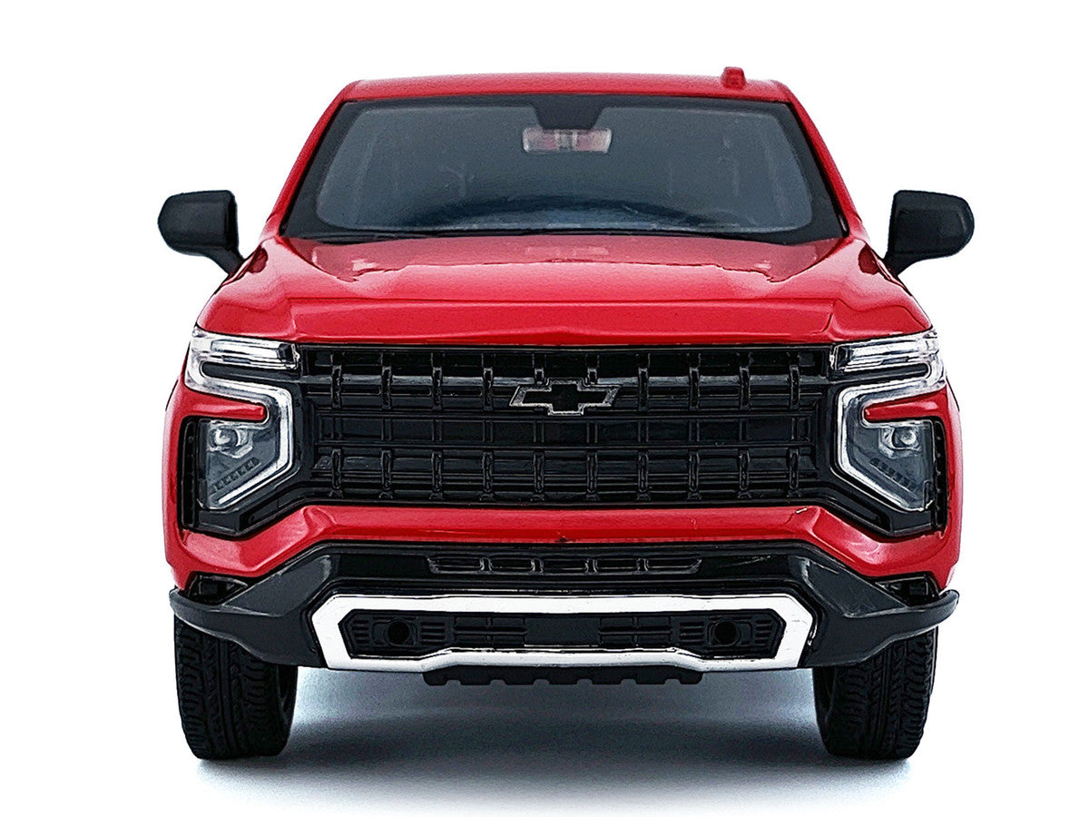2025 Chevrolet Tahoe PPV Red "Custom Builder's Kit - Law Enforcement and Public Service" Series 1/24 Diecast Model Car by Motormax Motormax
