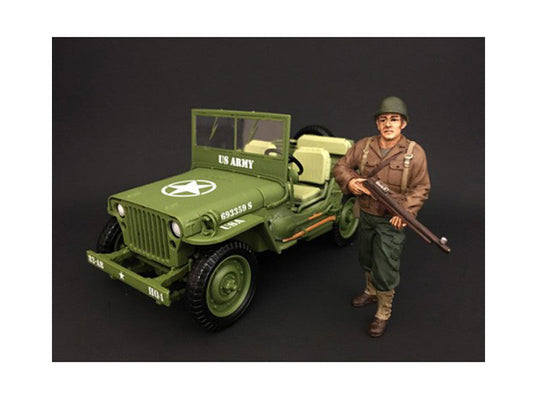 US Army WWII Figure II For 1:18 Scale Models by American Diorama American Diorama