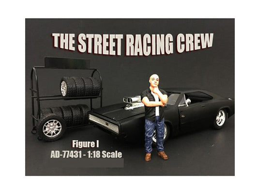 The Street Racing Crew Figure I For 1:18 Scale Models by American Diorama American Diorama