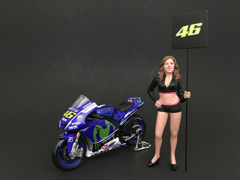 Paddock Girl Figure For 1:18 Scale Models by American Diorama American Diorama
