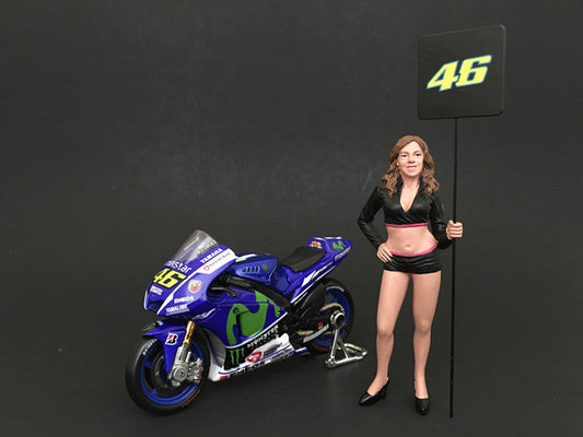 Paddock Girl Figure For 1:18 Scale Models by American Diorama American Diorama
