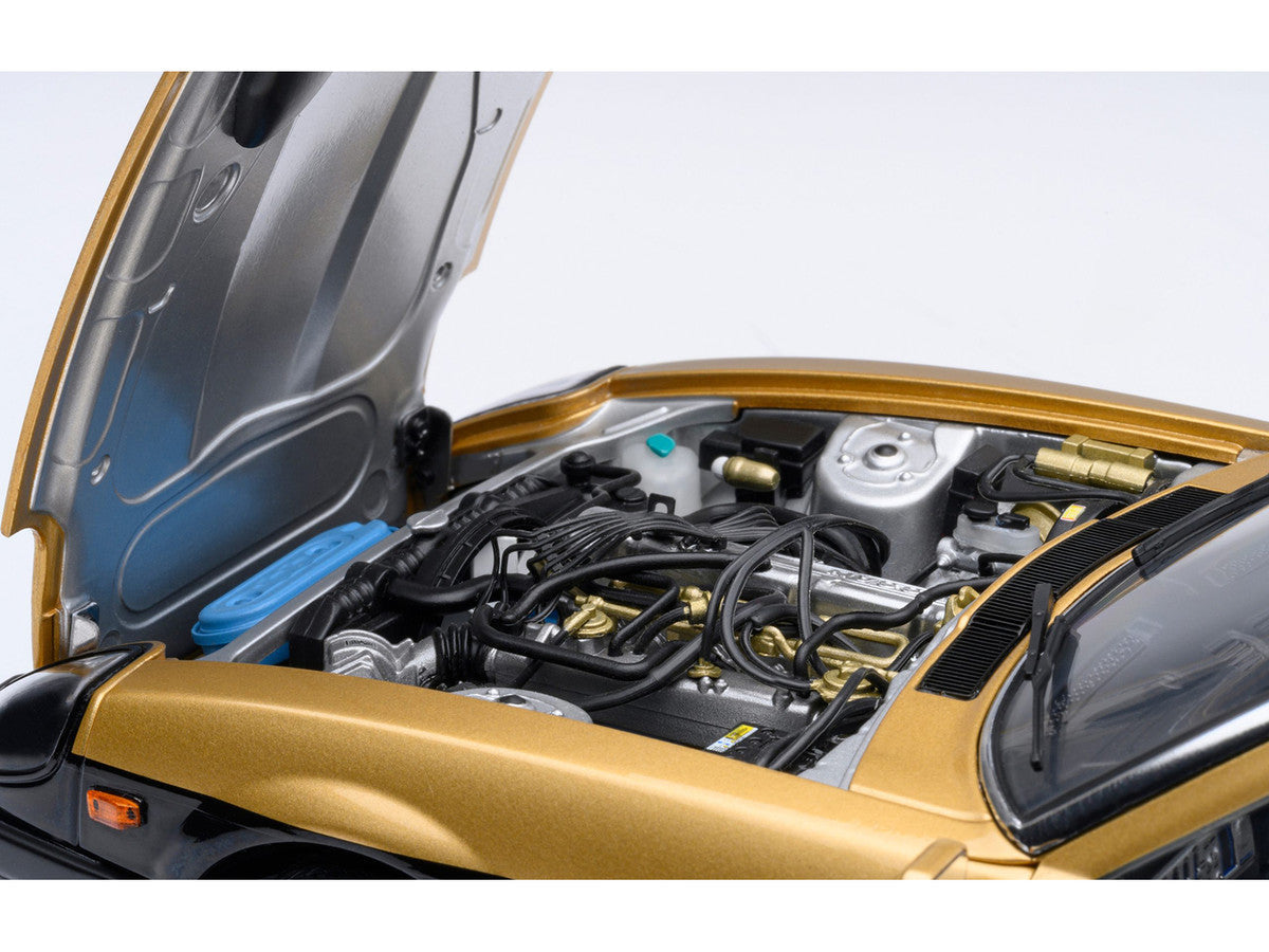 Nissan Fairlady Z (S130) RHD (Right Hand Drive) "Super Z" Gold Metallic and Black "Seibu Keisatsu" (1979-1984) TV Series 1/18 Model Car by Autoart Autoart