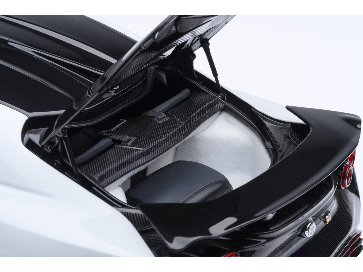 Nissan GT-R50 By ItalDesign Black and White Metallic 1/18 Model Car by Autoart Autoart