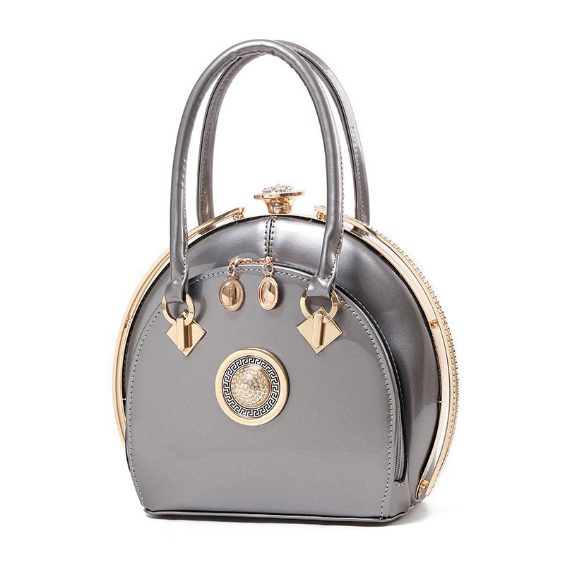 Bright leather high-end handbags noble fashion trend LadyShow.Store
