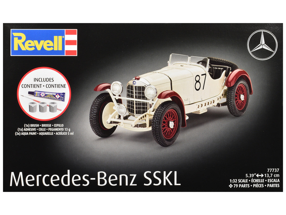 Level 4 Model Kit Mercedes-Benz SSKL All-Included Kit 1/32 Scale Model by Revell Revell