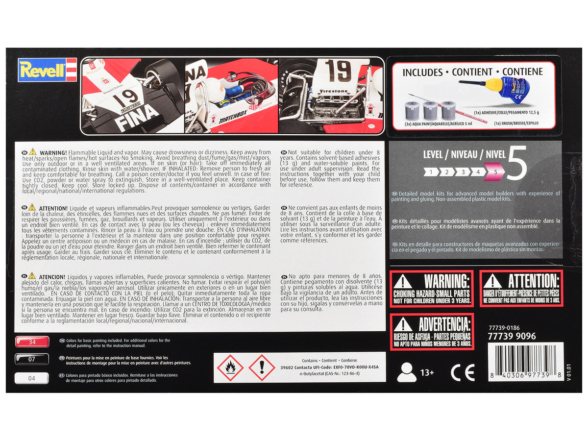 Level 5 Model Kit Surtees TS16/03 All-Included Kit 1/32 Scale Model by Revell Revell