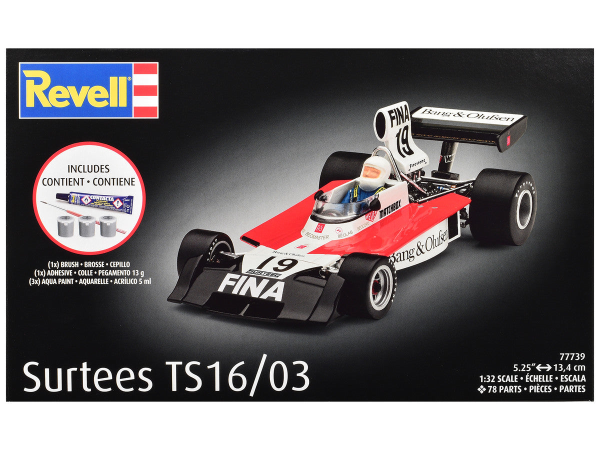 Level 5 Model Kit Surtees TS16/03 All-Included Kit 1/32 Scale Model by Revell Revell