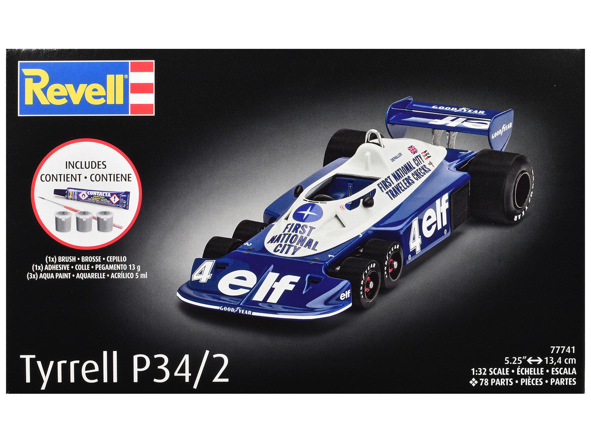 Level 5 Model Kit Tyrrell P34/2 All-Included Kit 1/32 Scale Model by Revell Revell