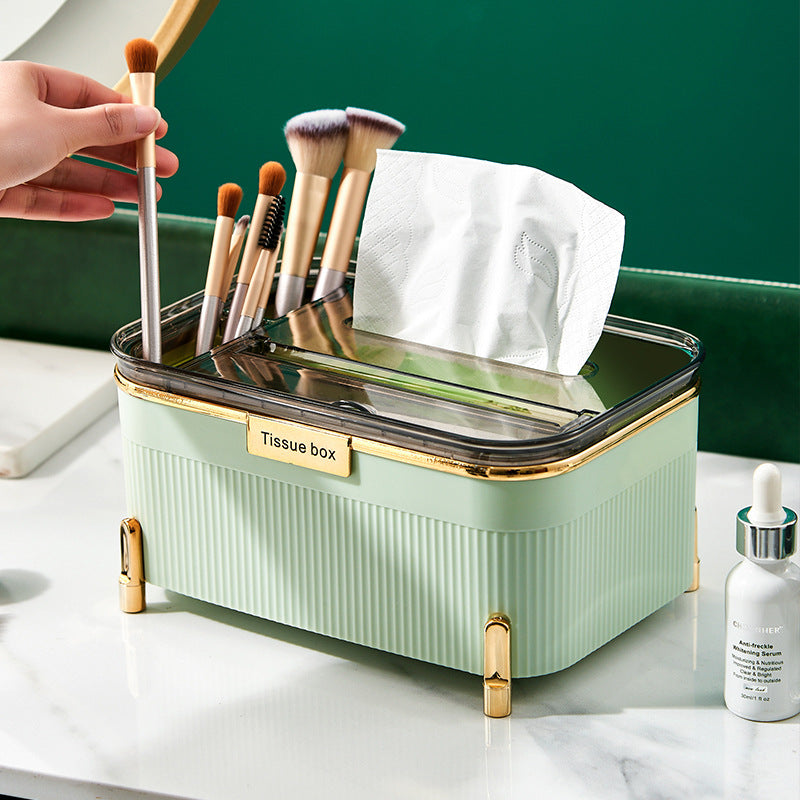 Light Luxury Tissue Box Tissue Paper Household Nordic Simple Storage Best YouTube Store