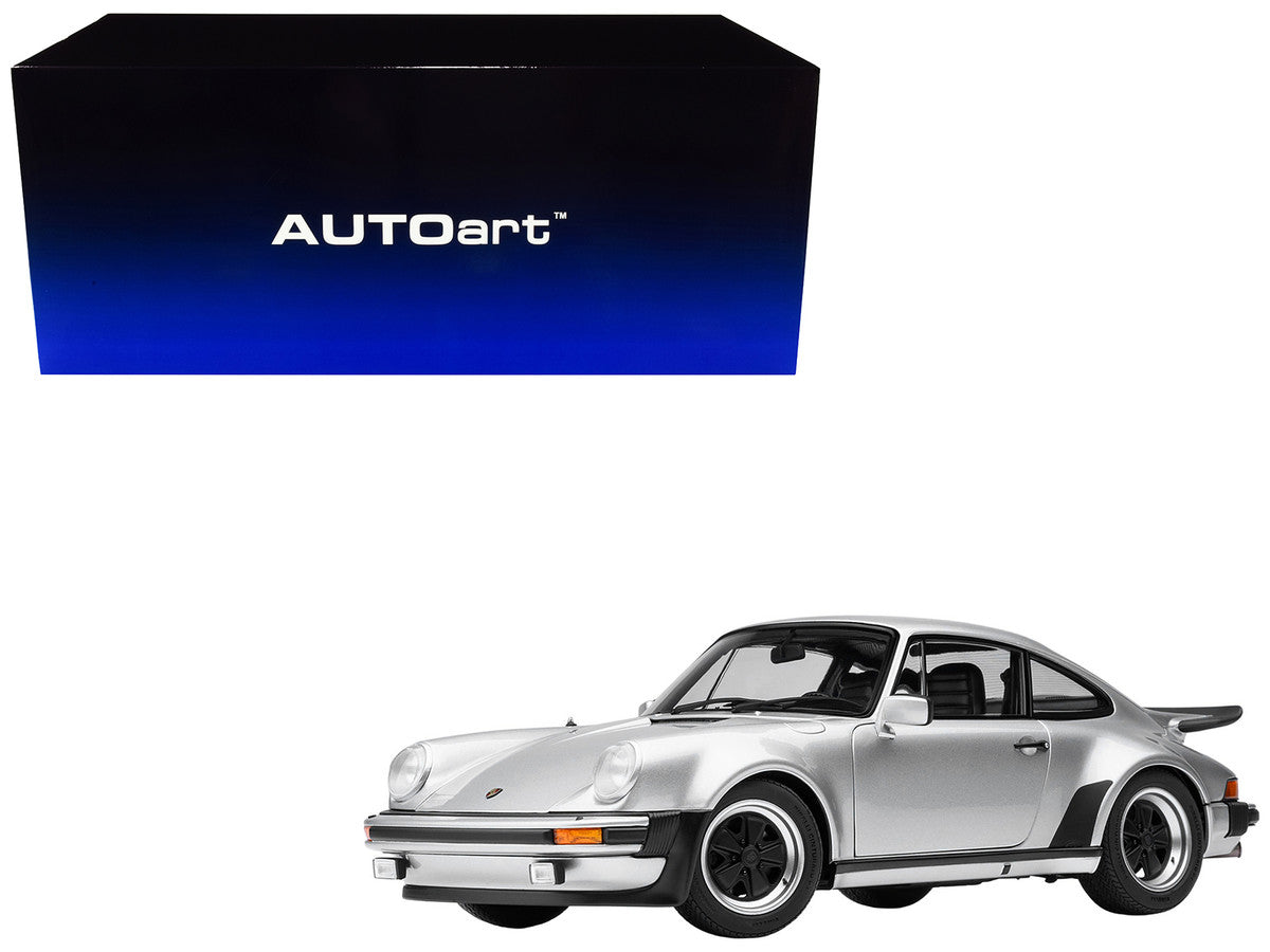 Porsche 911 Turbo 3.0 (930) Silver Metallic 1/18 Model Car by Autoart Autoart