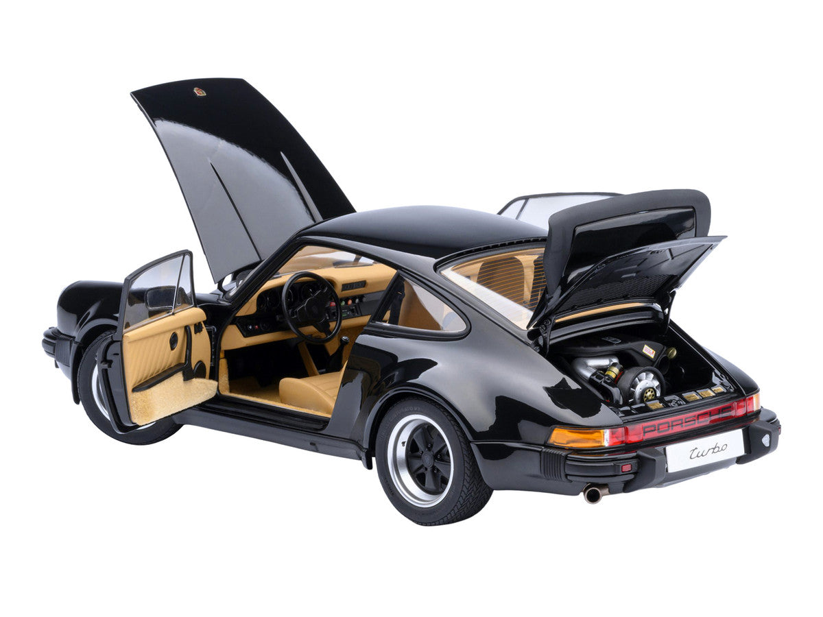 Porsche 911 Turbo 3.0 (930) Black 1/18 Model Car by Autoart Autoart