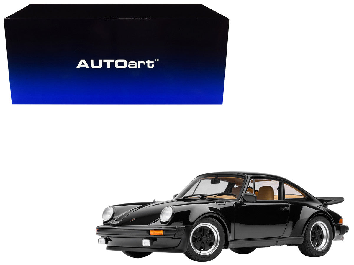 Porsche 911 Turbo 3.0 (930) Black 1/18 Model Car by Autoart Autoart