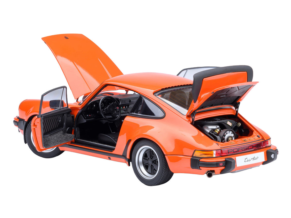 Porsche 911 Turbo 3.0 (930) Continental Orange 1/18 Model Car by Autoart Autoart