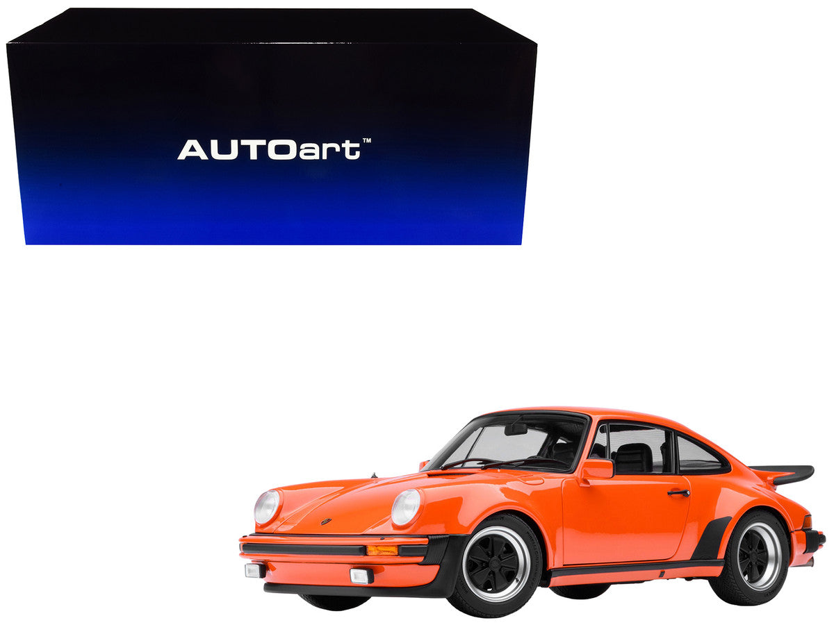 Porsche 911 Turbo 3.0 (930) Continental Orange 1/18 Model Car by Autoart Autoart