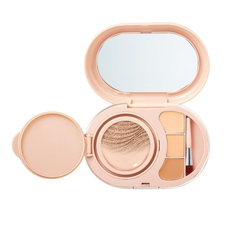 Water Light Cushion Foundation Face Repair Concealer Durable Not Easy To Makeup CJD