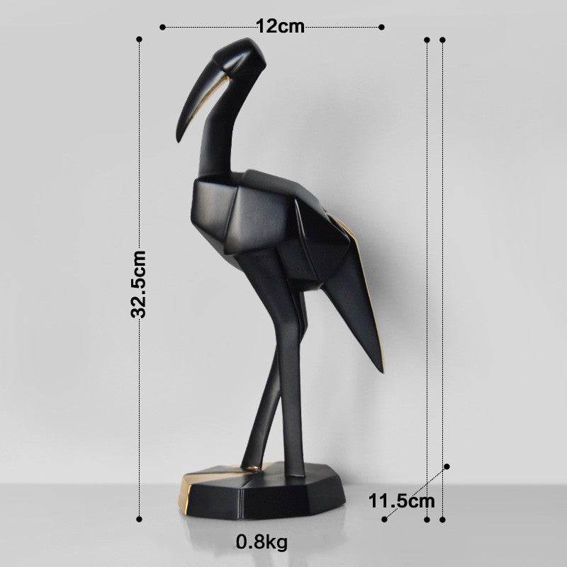 Nordic Creative Flamingo Decoration Resin Crafts CJD