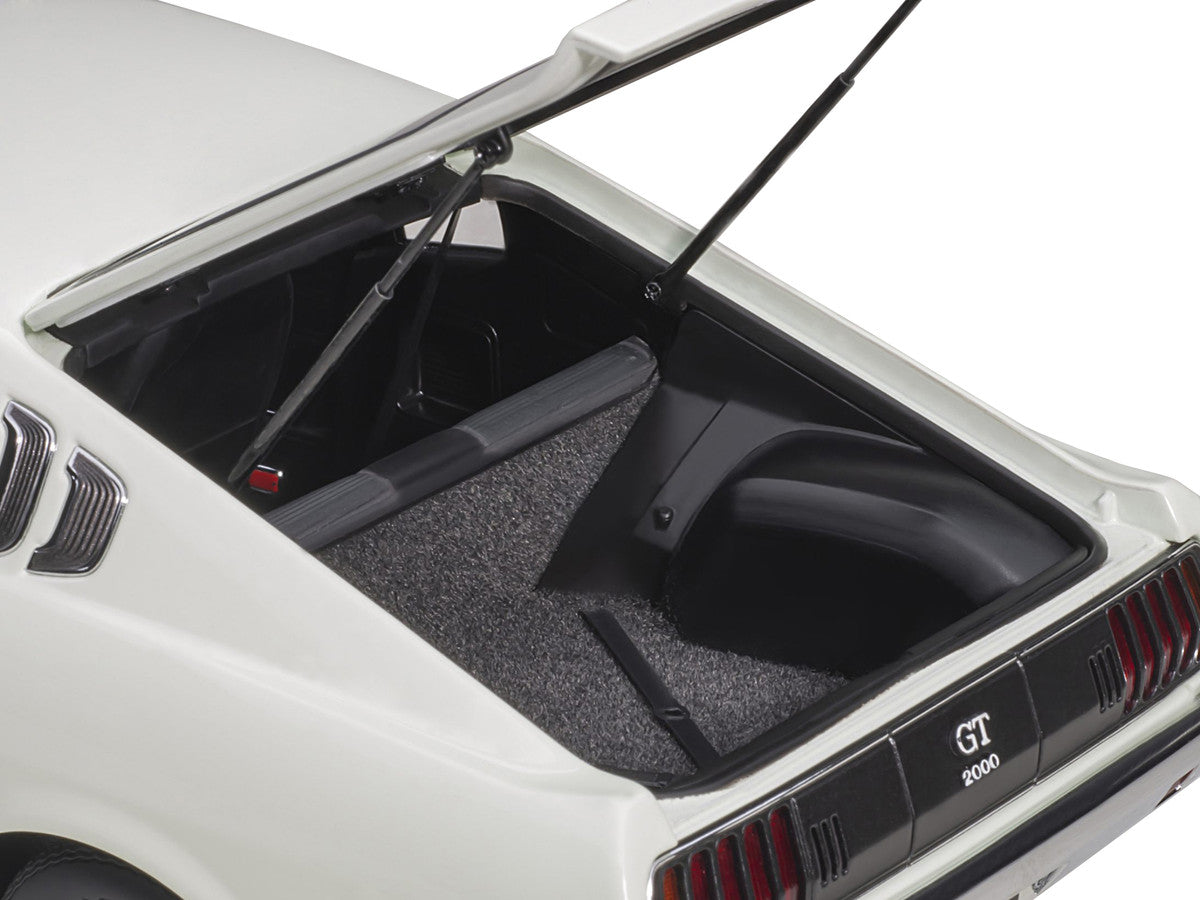 1973 Toyota Celica Liftback 2000GT (RA25) RHD (Right Hand Drive) White with Red and Black Stripes 1/18 Model Car by Autoart-2