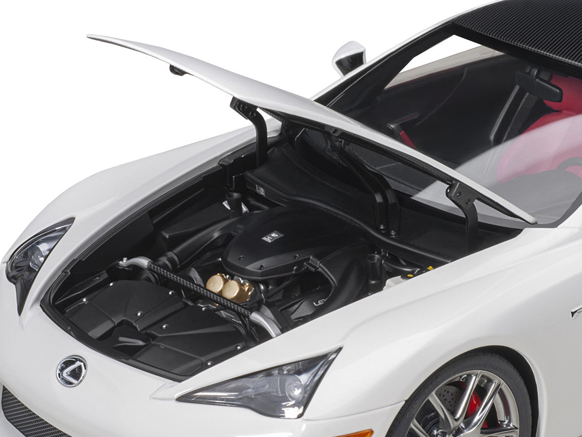Lexus LFA Whitest White with Carbon Top 1/18 Model Car by Autoart Autoart