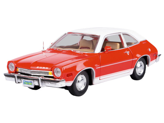 1974 Ford Pinto Orange with White Top "Forgotten Classics" Series 1/24 Diecast Model Car by Motormax Motormax