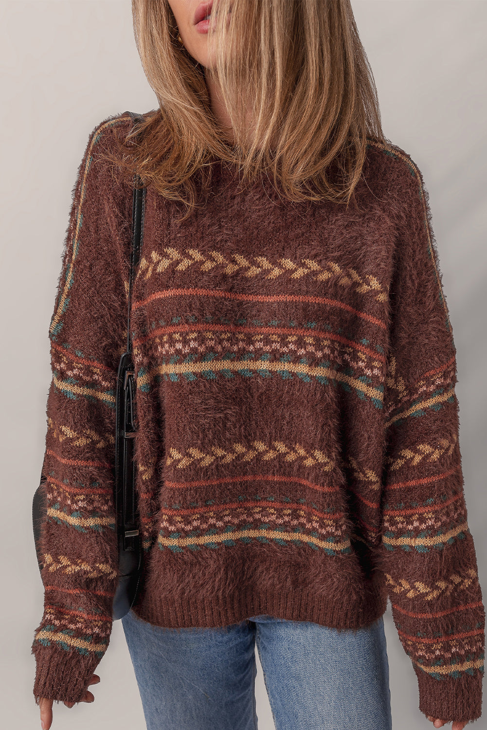 Madison Knitted Drop Shoulder Sweater-4