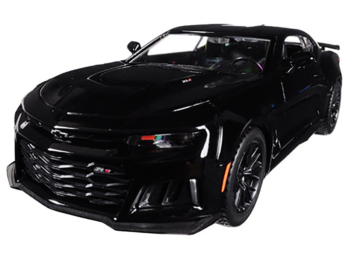 2017 Chevrolet Camaro ZL1 Black 1/24 Diecast Model Car by Motormax-1