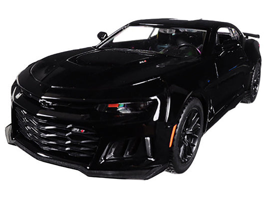 2017 Chevrolet Camaro ZL1 Black 1/24 Diecast Model Car by Motormax-1