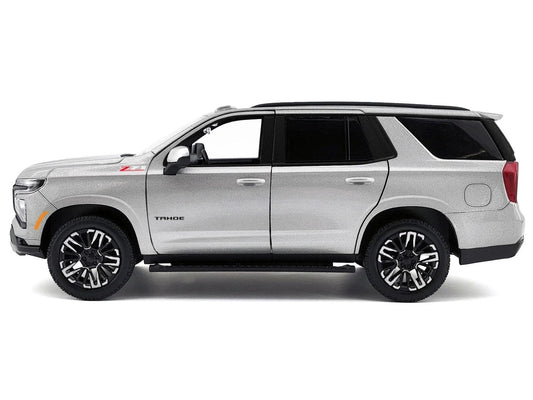 2025 Chevrolet Tahoe Z71 Gray Metallic "Timeless Legends" Series 1/24 Diecast Model Car by Motormax Motormax