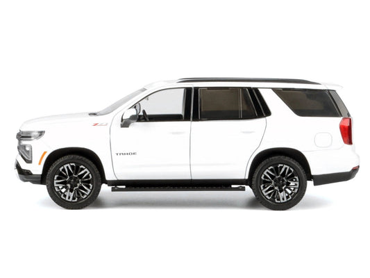2025 Chevrolet Tahoe Z71 White "Timeless Legends" Series 1/24 Diecast Model Car by Motormax Motormax