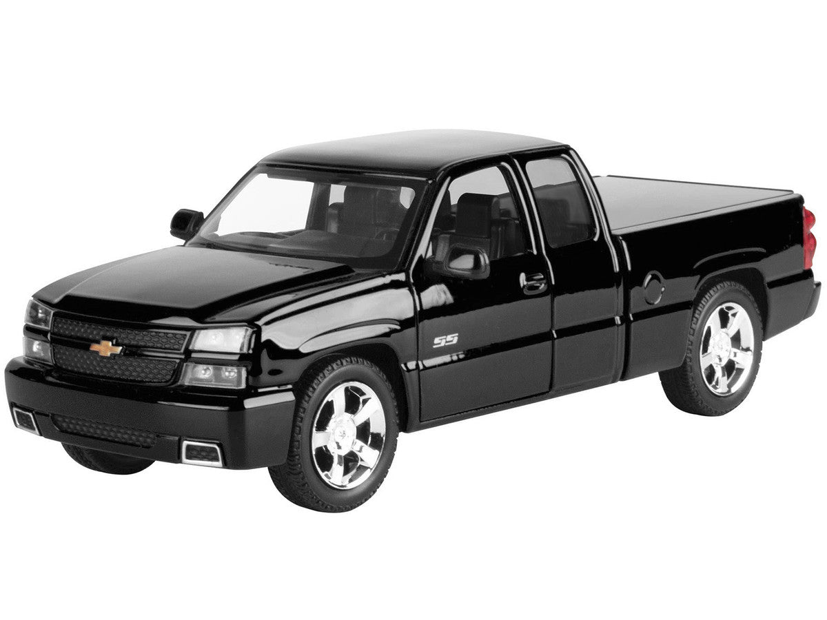 2006 Chevrolet Silverado SS Pickup Truck Black "Timeless Legends" Series 1/25 Diecast Model Car by Motormax Motormax