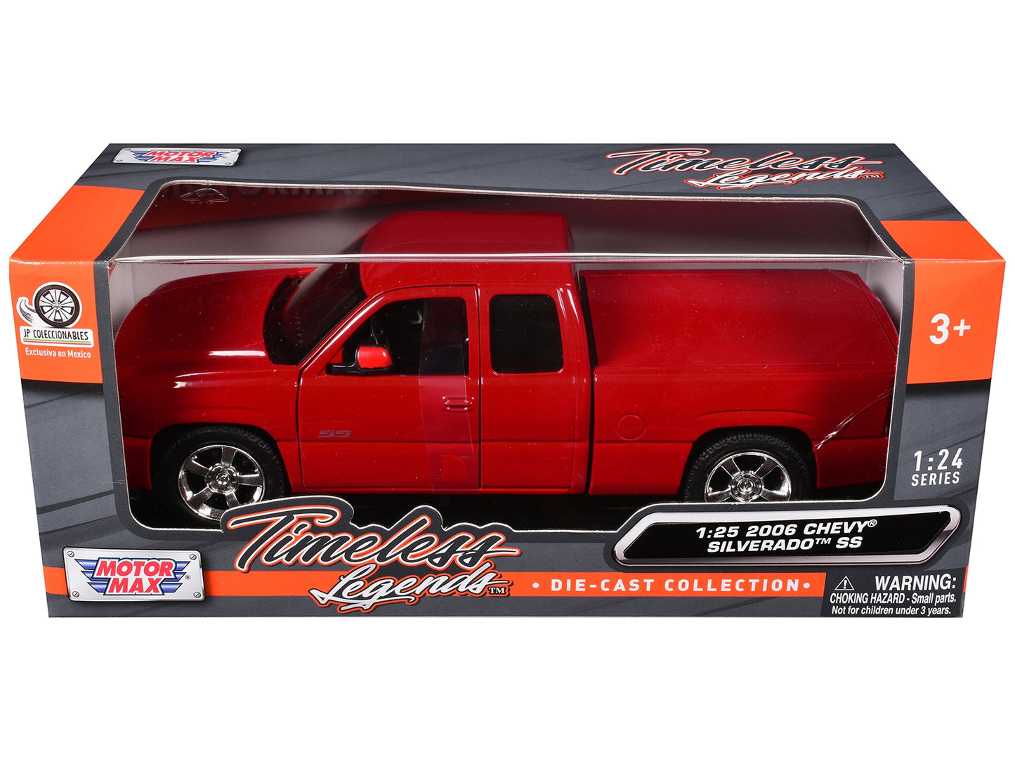 2006 Chevrolet Silverado SS Pickup Truck Red "Timeless Legends" Series 1/25 Diecast Model Car by Motormax