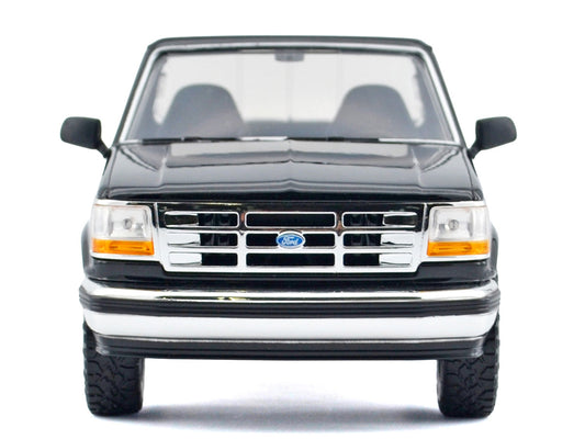 1993 Ford F-150 XLT Pickup Truck Black "Timeless Legends" Series 1/24 Diecast Model Car by Motormax Motormax