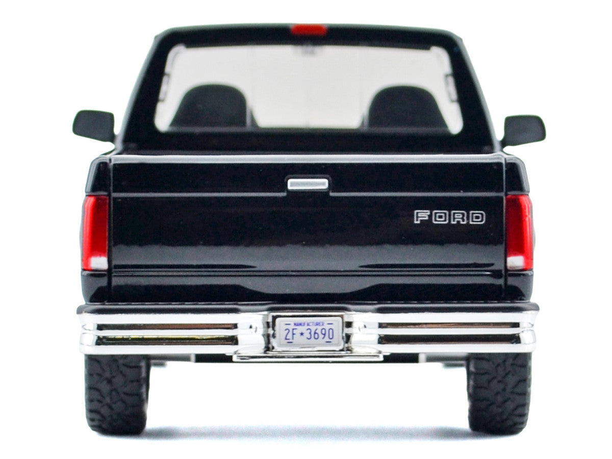 1993 Ford F-150 XLT Pickup Truck Black "Timeless Legends" Series 1/24 Diecast Model Car by Motormax Motormax