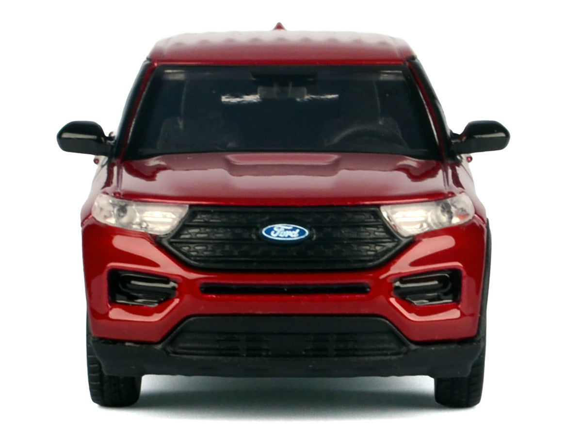 2023 Ford Explorer Red Metallic "Timeless Legends" Series 1/43 Diecast Model Car by Motormax Motormax