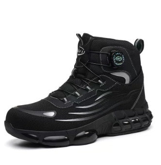 Men's Steel-toed Work Shoes Impact-resistant, Puncture-proof And Abrasion-resistant For Hiking Best YouTube Store