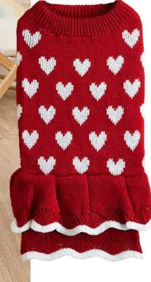 Festive Princess Dress Sweater for Dogs at Christmas Best YouTube Store