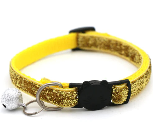 Adjustable Colorful Cat Collar with Bell for Pets Best YouTube Store