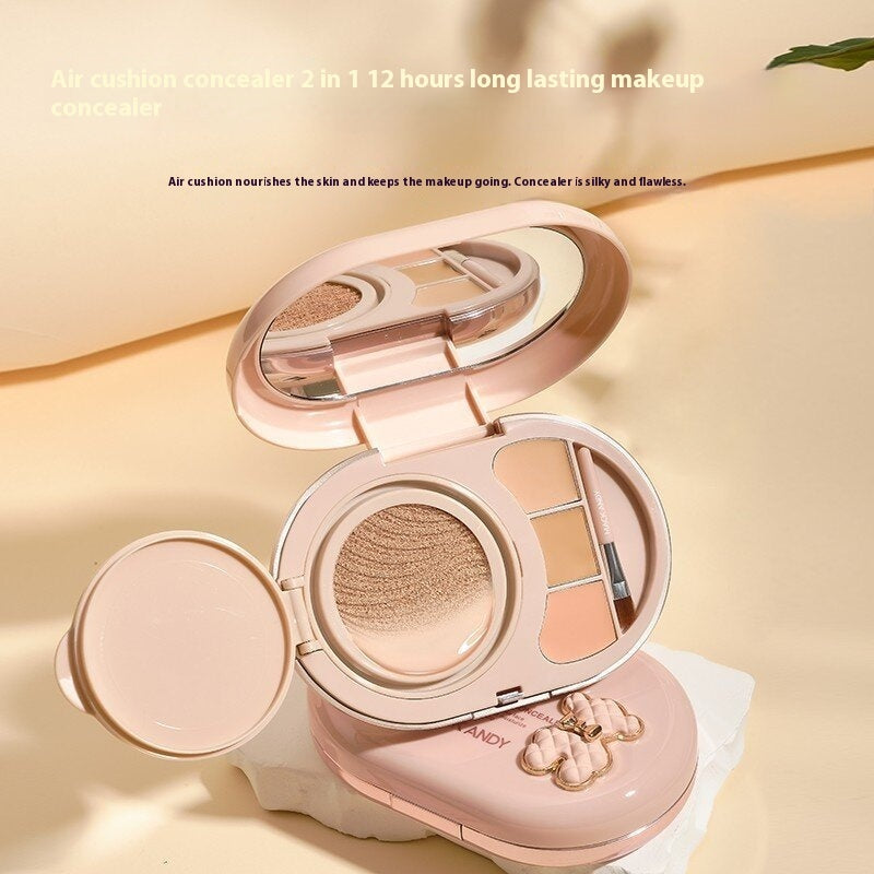 Water Light Cushion Foundation Face Repair Concealer Durable Not Easy To Makeup CJD