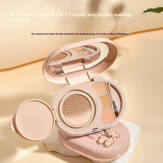 Water Light Cushion Foundation Face Repair Concealer Durable Not Easy To Makeup CJD