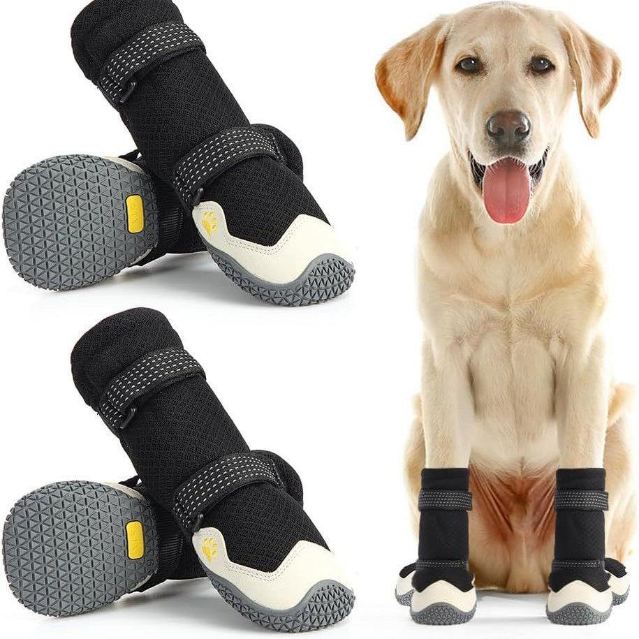 Soft-soled No Heel Slippage Medium Large Dog Shoes Best YouTube Store